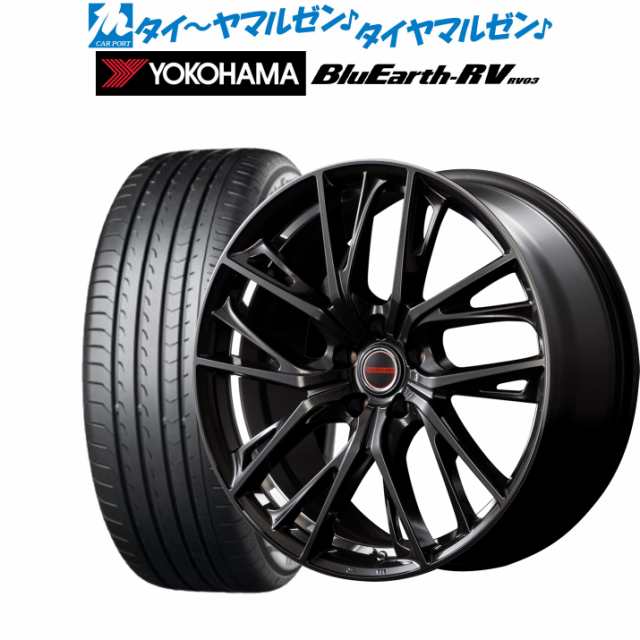 MID ヴァーテック ワン グレイブ 18インチ 8.0J ヨコハマ BluEarth ブルーアース RV03(RV-03) 225/60R18 サマータイヤ ホイール4本セットの通販は