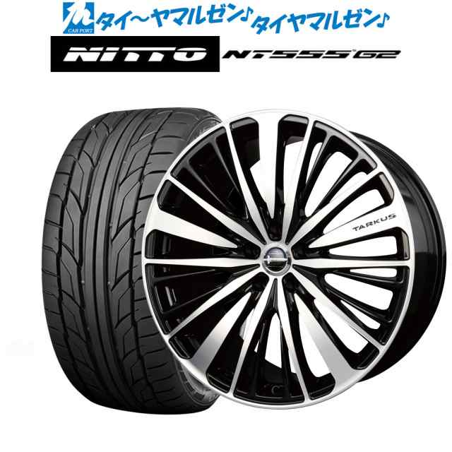 サマータイヤ ホイール4本セット BADX ロクサーニ タルカス ブラックポリッシュ 20インチ 8.0J NITTO NT555 G2  235/30R20 88Y XL ｜au PAY マーケット