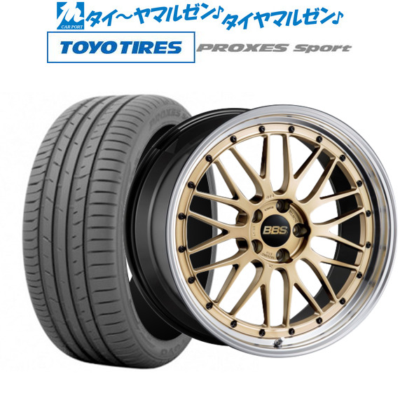 BBS JAPAN LM ゴールド×ブラックブライトダイヤカット(GL-BKBD) 19インチ 7.5J トーヨータイヤ プロクセス PROXES スポーツ  225/45R19 (96Y) XL (数量限定)  サマータイヤ ホイール4本セット