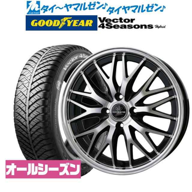 BADX ロクサーニ マルチフォルケッタ2 SP-SPECTOR 17インチ 6.5J グッドイヤー VECTOR ベクター 4Seasons ハイブリッド 205/50R17 オーの通販は