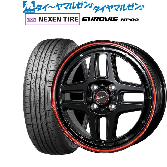 ニューレイトン ビートステージ WT-C 15インチ 5.0J NEXEN ネクセン ロードストーン ユーロビズ HP02 165/65R15 サマータイヤ ホイール4の通販は 84,800円