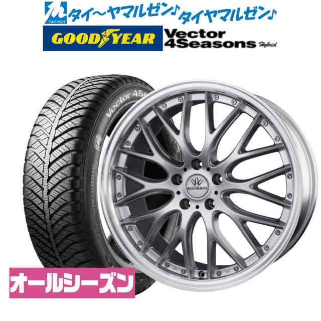 BADX ロクサーニ マルチフォルケッタ 18インチ 7.5J グッドイヤー VECTOR ベクター 4Seasons ハイブリッド 225/40R18 オールシーズンタの通販は