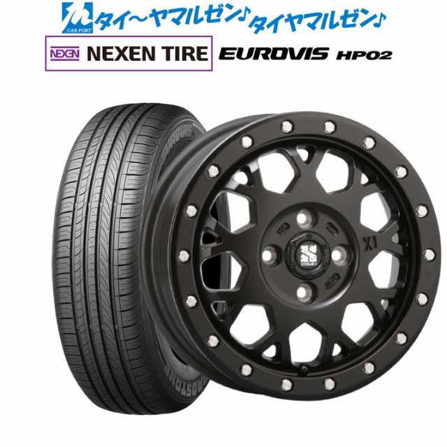 MLJ エクストリーム XJ04 15インチ 4.5J NEXEN ネクセン ロードストーン ユーロビズ HP02 165/65R15 サマータイヤ ホイール4本セットの通販は