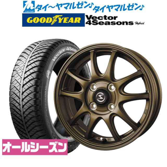 オールシーズンタイヤ ホイール4本セット BADX エスホールド S-5V