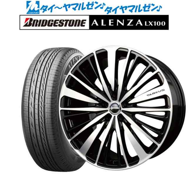 BADX ロクサーニ タルカス ブラックポリッシュ 18インチ 7.5J ブリヂストン ALENZA アレンザ LX100 235/60R18 103H サマータイヤ ホイーの通販は