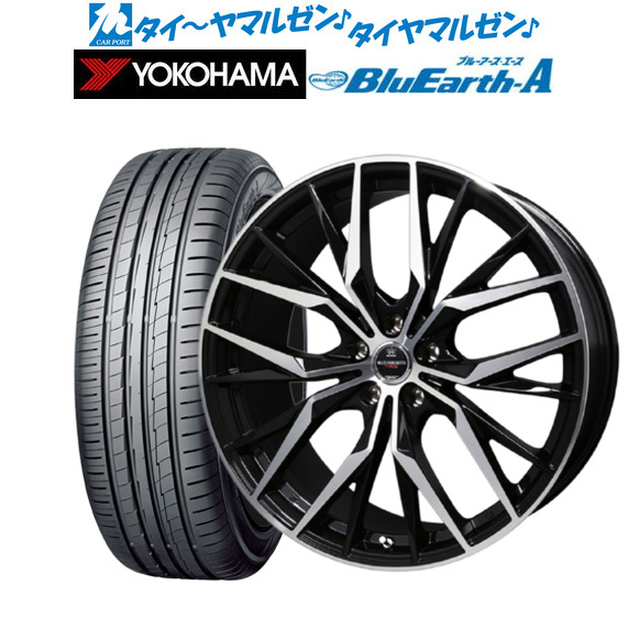 サマータイヤ ホイール4本セット BADX ロクサーニ マルチフォルケッタ TR5 ブラックポリッシュ 20インチ 8.5J ヨコハマ BluEarth ブルーの通販は