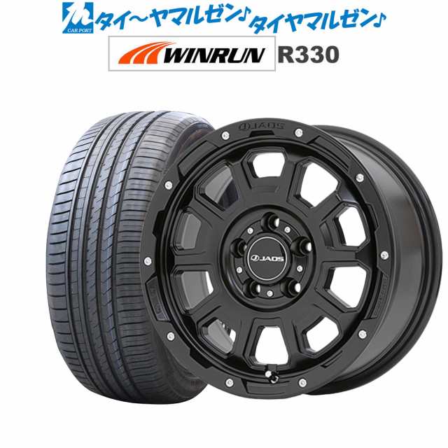 JAOS ジャオス アダマス BL5 18インチ 7.5J WINRUN ウインラン R330 235/55R18 サマータイヤ ホイール4本セットの通販は