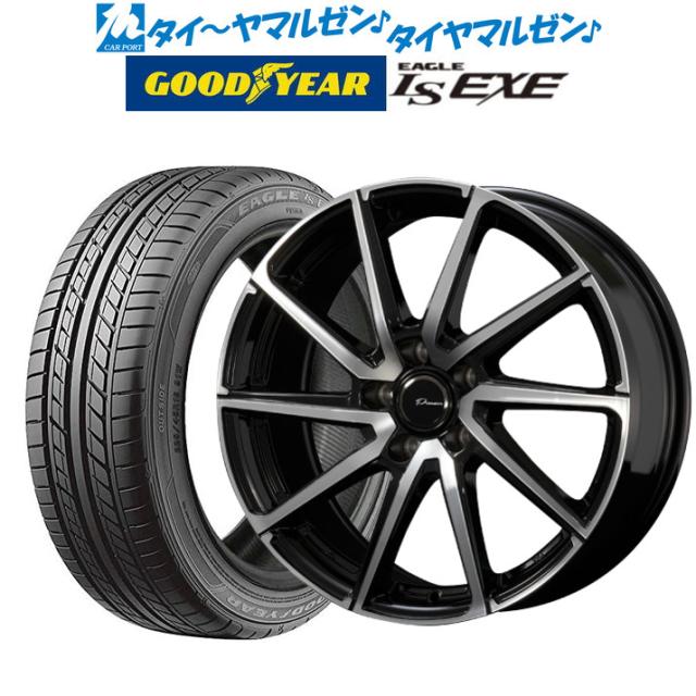 コーセイ プラウザー レグラス 17インチ 7.0J グッドイヤー イーグル LS EXE（エルエス エグゼ） 215/40R17 サマータイヤ ホイール4本セット