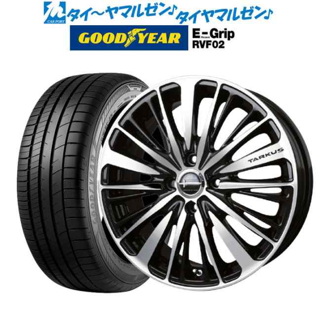 BADX ロクサーニ タルカス ブラックポリッシュ 16インチ 6.0J グッドイヤー エフィシエント グリップ RVF02 205/60R16 92V サマータイヤの通販は