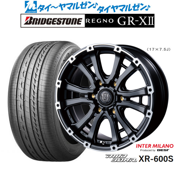 インターミラノ マッドバーン XR-600S 15インチ 6.0J ブリヂストン REGNO レグノ GR-XII 215/65R15 サマータイヤ ホイール4本セットの通販は