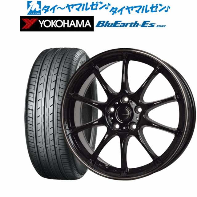 ホットスタッフ G.speed P-07 16インチ 6.5J ヨコハマ BluEarth-ES ブルーアースイーエス ES32 195/50R16 サマータイヤ ホイール4本セッ