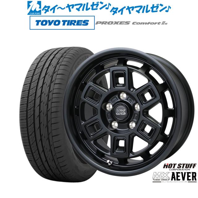 ホットスタッフ マッドクロス アイヴァー 17インチ 7.0J トーヨータイヤ プロクセス PROXES Comfort 2s (コンフォート 2s) 215/55R17 サマータイヤ ホイール4本セット