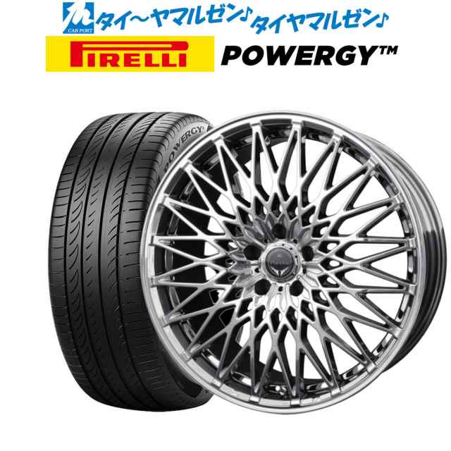 BADX ロクサーニ パヴォーネ 20インチ 8.5J ピレリ POWERGY (パワジー) 245/35R20 サマータイヤ ホイール4本セットの通販は