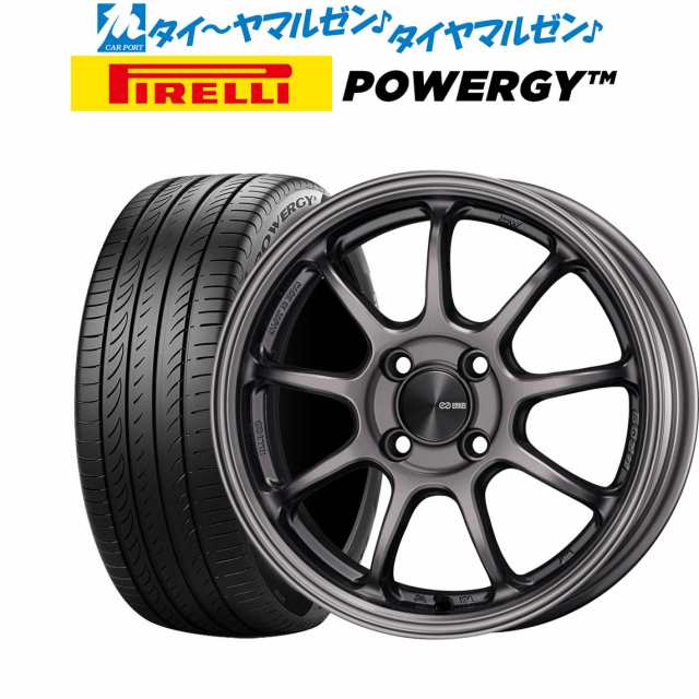 エンケイ PF09 15インチ 6.0J ピレリ POWERGY (パワジー) 195/60R15 サマータイヤ ホイール4本セット