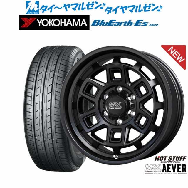 ホットスタッフ マッドクロス アイヴァー 16インチ 6.5J ヨコハマ BluEarth-ES ブルーアースイーエス ES32 215/65R16 サマータイヤ ホイ