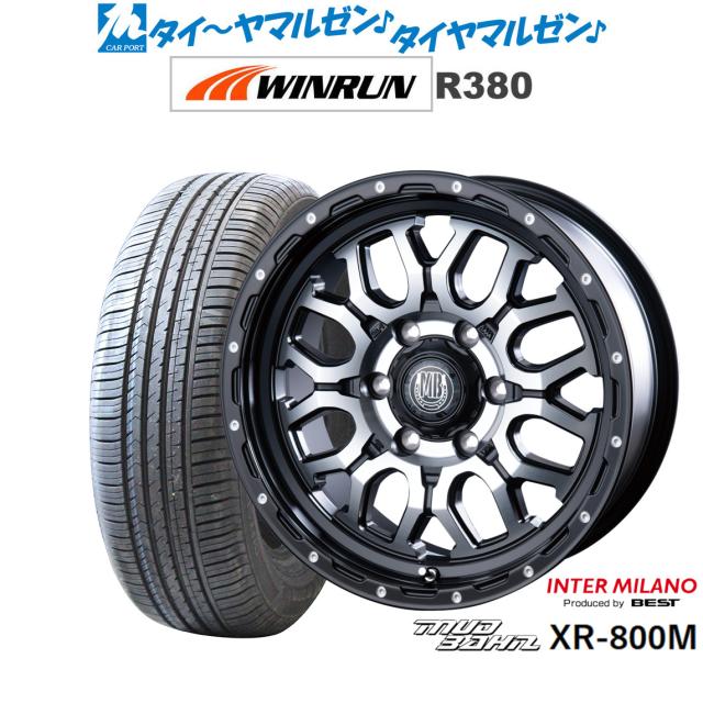 インターミラノ マッドバーン XR-800M 16インチ 6.5J WINRUN ウインラン R380 215/65R16 サマータイヤ ホイール4本セットの通販は