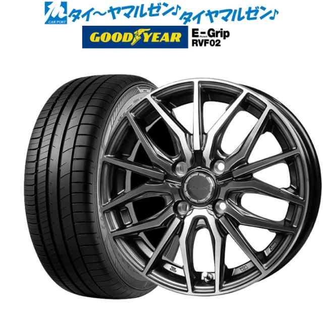 ホットスタッフ プレシャス アスト M4 14インチ 4.5J グッドイヤー エフィシエント グリップ RVF02 165/65R14 サマータイヤ ホイール4本