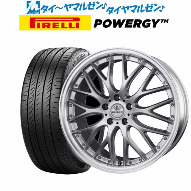 BADX ロクサーニ マルチフォルケッタ 18インチ 7.0J ピレリ POWERGY (パワジー) 225/40R18 サマータイヤ ホイール4本セットの通販は