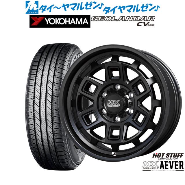 ホットスタッフ マッドクロス アイヴァー 16インチ 6.5J ヨコハマ GEOLANDAR ジオランダー CV (G058) 215/65R16 サマータイヤ ホイール4本セット
