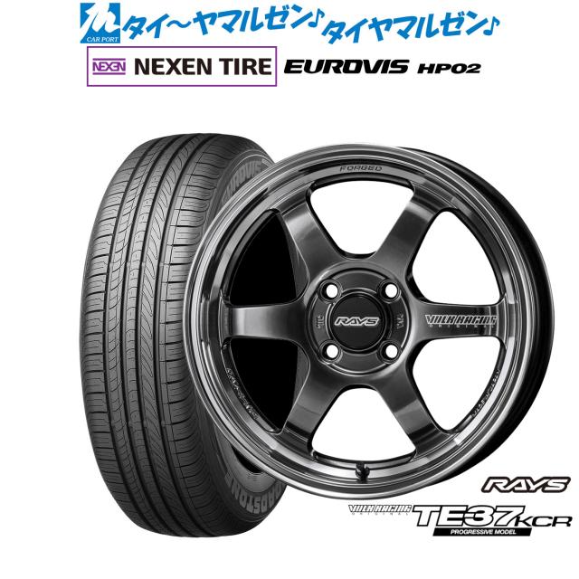レイズ ボルクレーシング TE37 KCR PROGRESSIVE MODEL 16インチ 6.0J NEXEN ネクセン ロードストーン ユーロビズ HP02 215/65R16 サマータイヤ ホイール4本セット