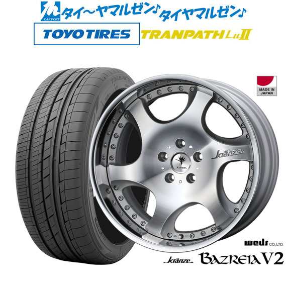 ウェッズ クレンツェ バズレイア V2 19インチ 8.5J トーヨータイヤ トランパス Lu2 245/45R19 サマータイヤ  ホイール4本セット｜au PAY マーケット