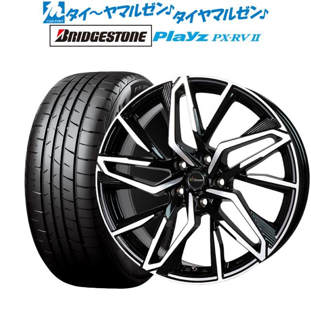 ホットスタッフ クロノス CH-112 18インチ 7.0J ブリヂストン PLAYZ プレイズ PX-RVII 235/50R18 サマータイヤ ホイール4本セット