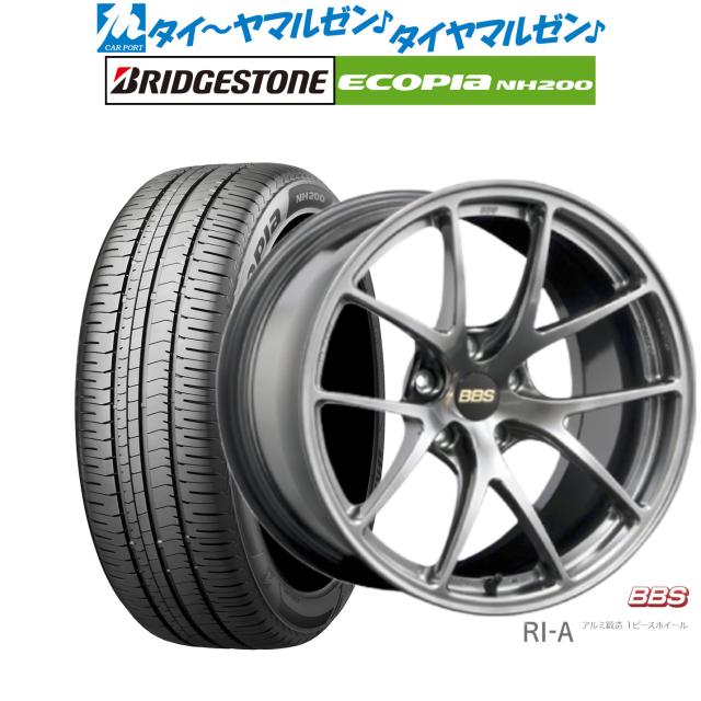 BBS JAPAN RI-A 18インチ 8.5J ブリヂストン ECOPIA エコピア NH200 215/45R18 サマータイヤ ホイール4本セット