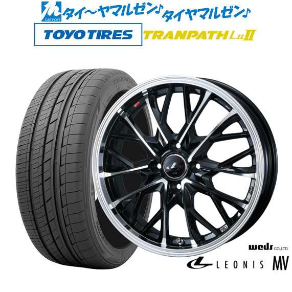 ウェッズ レオニス MV 16インチ 6.0J トーヨータイヤ トランパス Lu2 215/65R16 サマータイヤ ホイール4本セット