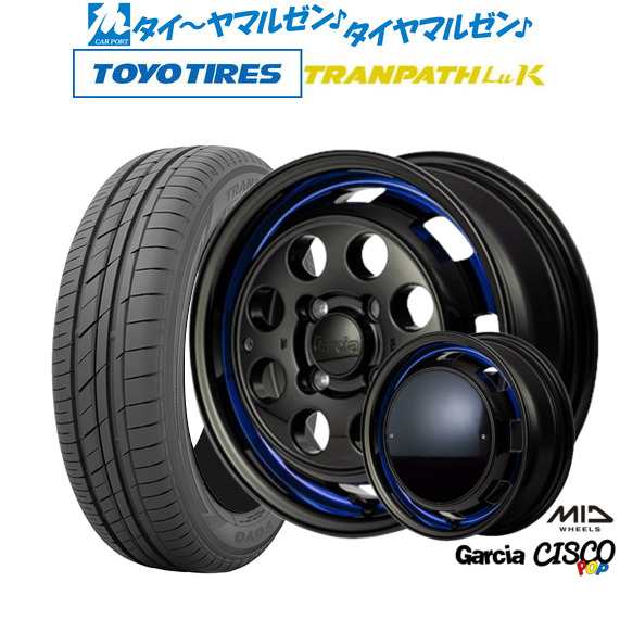 MID ガルシア シスコ POP 14インチ 4.5J トーヨータイヤ トランパス LuK 155/65R14 サマータイヤ ホイール4本セット