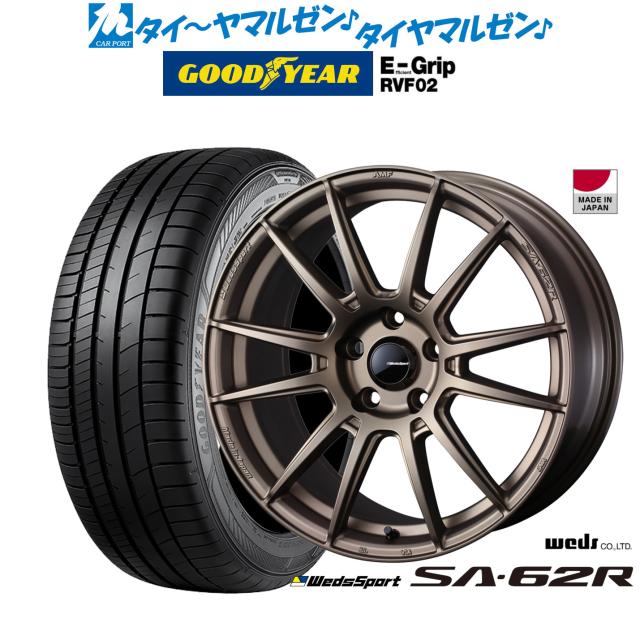 ウェッズ ウェッズスポーツ SA-62R 18インチ 7.5J グッドイヤー エフィ 