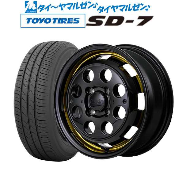 限定セールHOT新品　ＴＯＹＯ　トーヨー　ＳＤ－７　１６５／７０Ｒ１４　４本セット タイヤ・ホイール