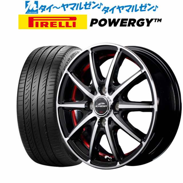 MID シュナイダー SX-2 15インチ 5.5J ピレリ POWERGY (パワジー) 195/65R15 サマータイヤ ホイール4本セット