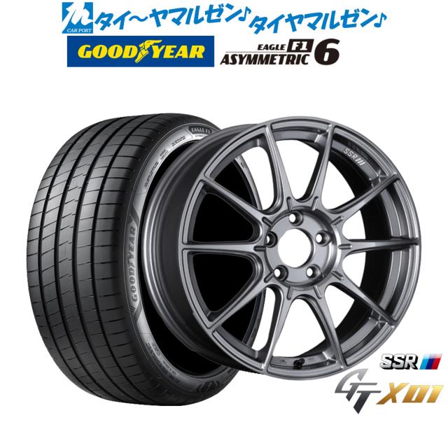 タナベ SSR GT X01 17インチ 7.0J グッドイヤー イーグル F1 アシメトリック6 225/45R17 サマータイヤ ホイール4本セットの通販は 108,050円