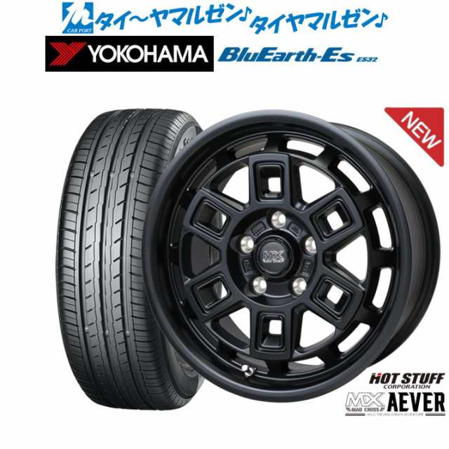 ホットスタッフ マッドクロス アイヴァー 16インチ 7.0J ヨコハマ BluEarth-ES ブルーアースイーエス ES32 205/55R16 サマータイヤ ホイ