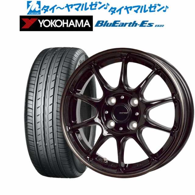 ホットスタッフ G.speed P-07 15インチ 4.5J ヨコハマ BluEarth-ES ブルーアースイーエス ES32 165/55R15 サマータイヤ ホイール4本セッ