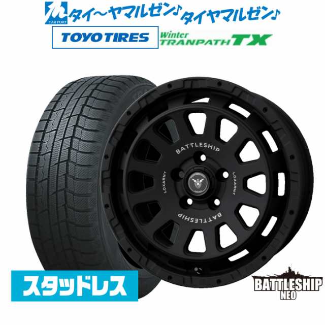 BADX ロクサーニ バトルシップ NEO(ネオ) 16インチ 7.0J トーヨータイヤ ウィンタートランパス TX 215/65R16 スタッドレス タイヤ ホイー-日本卸値