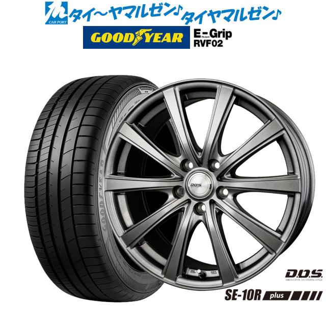 BADX DOS(DOS) SE-10R plus 17インチ 7.0J グッドイヤー エフィシエント グリップ RVF02 215/50R17 サマータイヤ ホイール4本セット