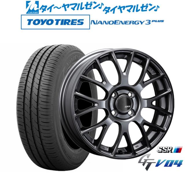 タナベ SSR GT V04 17インチ 7.0J トーヨータイヤ NANOENERGY ナノエナジー 3プラス 215/45R17 サマータイヤ ホイール4本セット 105,655円