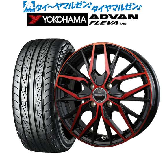 BADX ロクサーニ マルチフォルケッタ TR5 16インチ 5.5J ヨコハマ ADVAN アドバン フレバ V701 165/50R16 サマータイヤ ホイール4本セッの通販は