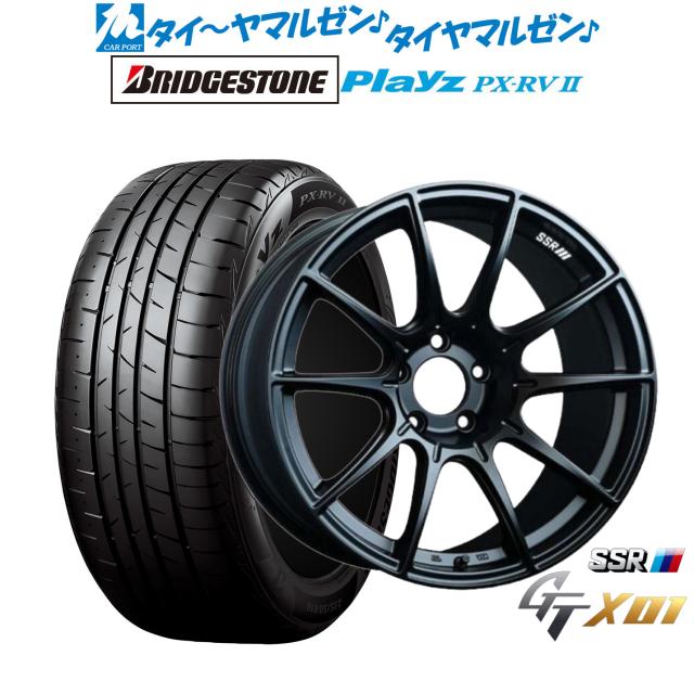 タナベ SSR GT X01 18インチ 7.5J ブリヂストン PLAYZ プレイズ PX-RVII 215/45R18 サマータイヤ ホイール4本セット