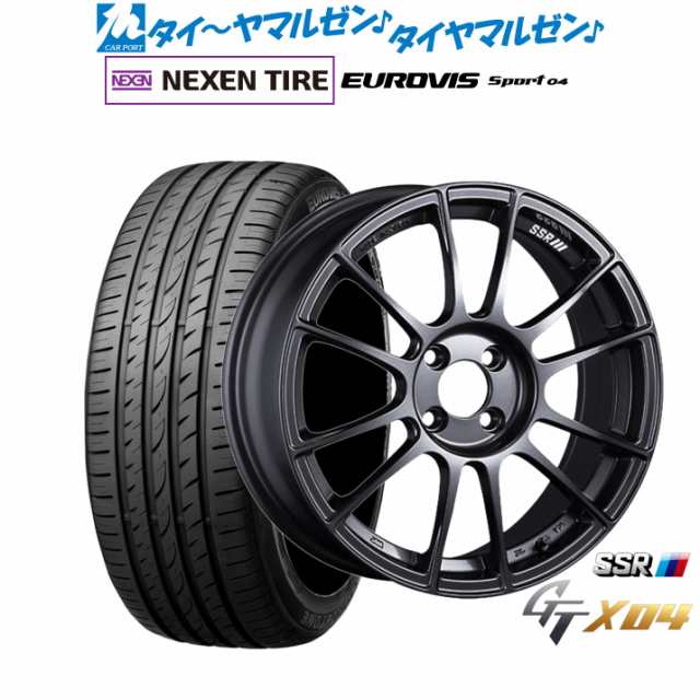 タナベ SSR GT X04 17インチ 7.0J NEXEN ネクセン ロードストーン ユーロビズ Sport 04 205/45R17 サマータイヤ ホイール4本セット