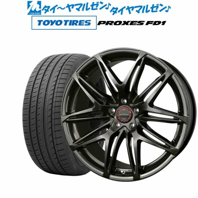 BADX ロクサーニ ファルシオン ハイパーブラック 20インチ 8.5J トーヨータイヤ プロクセス PROXES FD1 245/45R20  103W XL サマータイ｜au PAY マーケット