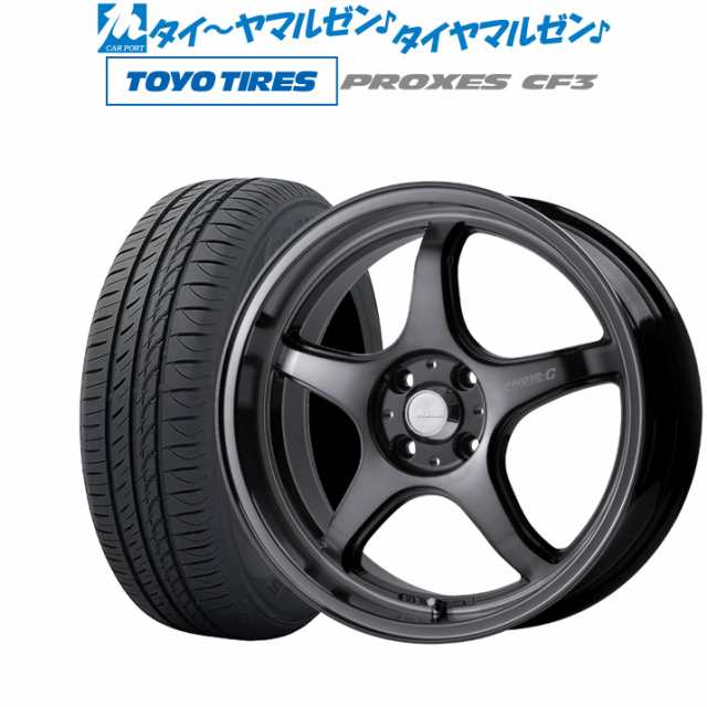 5ZIGEN ゴジゲン プロレーサー FN01R-C STV 15インチ 5.5J トーヨータイヤ プロクセス PROXES CF3 185/65R15 サマータイヤ ホイール4本セの通販は