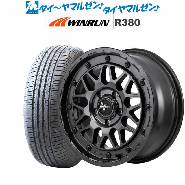 MID ナイトロパワー M29 スティンガー 16インチ 6.0J WINRUN ウインラン R380 195/60R16 サマータイヤ ホイール4本セット