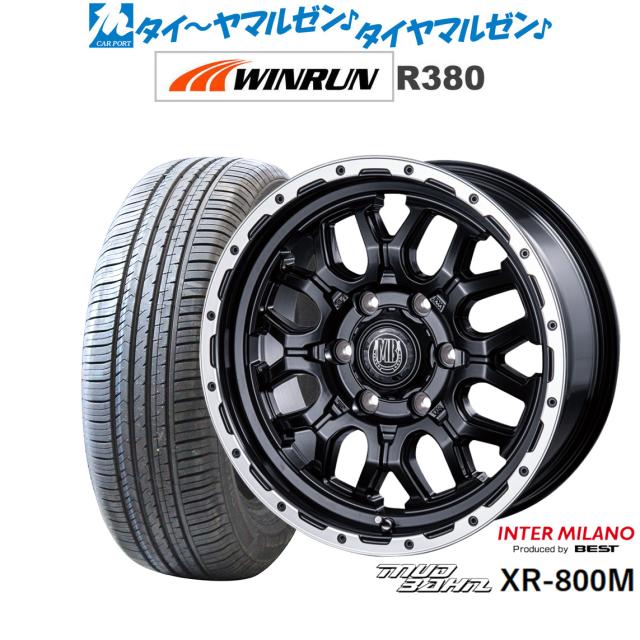 インターミラノ マッドバーン XR-800M 16インチ 6.5J WINRUN ウインラン R380 215/65R16 サマータイヤ ホイール4本セット 67,870円