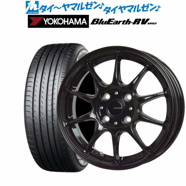 ホットスタッフ G.speed G-07 16インチ 6.0J ヨコハマ BluEarth ブルーアース RV03(RV-03) 205/60R16 サマータイヤ ホイール4本セットの通販は 118,300円