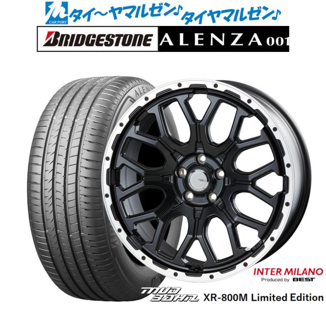 インターミラノ マッドバーン XR-800M リミテッドエディション 20インチ 8.5J ブリヂストン ALENZA アレンザ 001 255/45R20 サマータイヤ ホイール4本セット