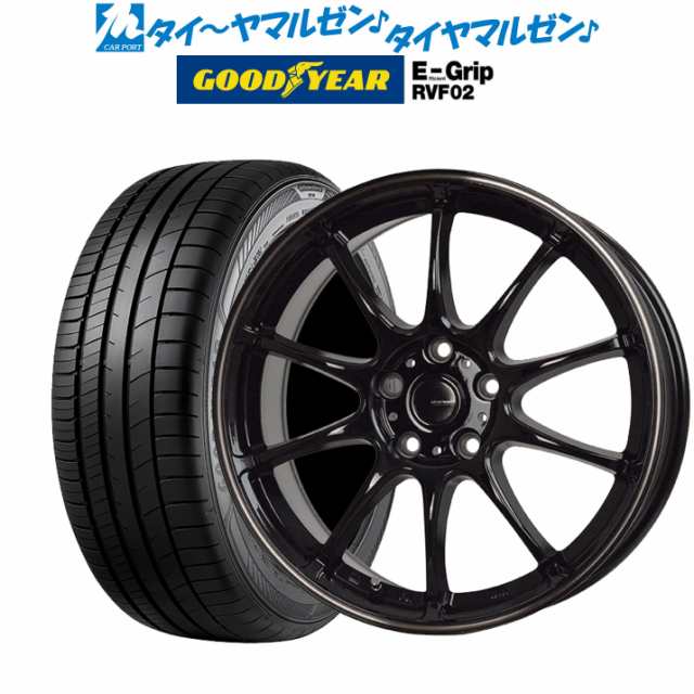 ホットスタッフ G.speed P-07 16インチ 6.5J グッドイヤー エフィシエント グリップ RVF02 215/60R16 サマータイヤ ホイール4本セット