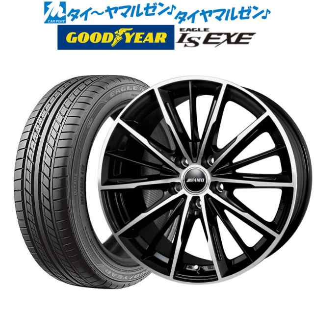 BADX AMD G-Line SP ブラックポリッシュ 16インチ 6.5J グッドイヤー イーグル LS EXE（エルエス エグゼ） 205/50R16 87V  サマータイヤ の通販は