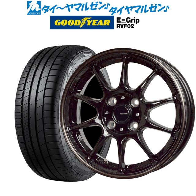ホットスタッフ G.speed P-07 16インチ 6.0J グッドイヤー エフィシエント グリップ RVF02 205/55R16 サマータイヤ ホイール4本セット